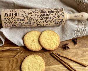 LITHUANIA Rolling Pin